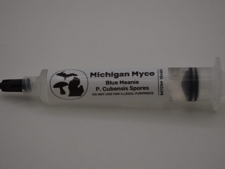 Blue Meanie Cubensis Spore Syringe