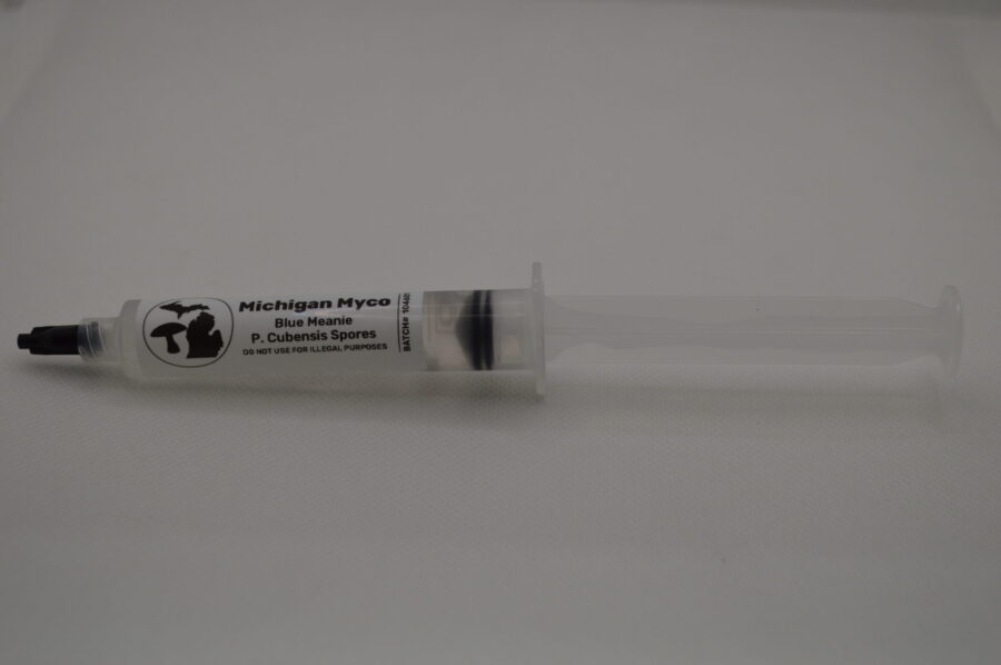 Blue Meanie Cubensis Spore Syringe