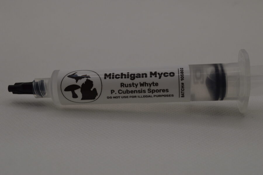 Rusty Whyte Cubensis Spore Syringe