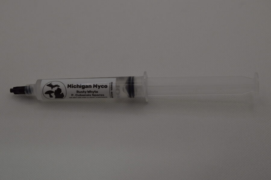 Rusty Whyte Cubensis Spore Syringe