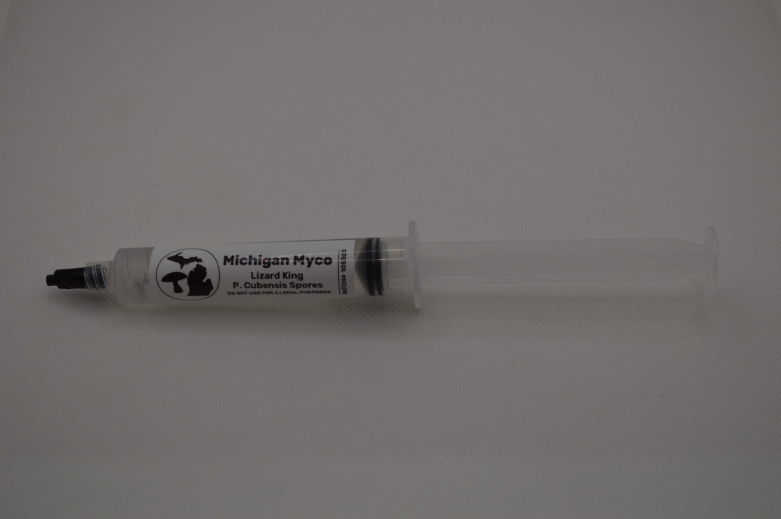 Lizard King Cubensis Spore Syringe 11cc Michigan Myco