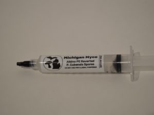 Albino Penis Envy Reverted Spore Syringe Close